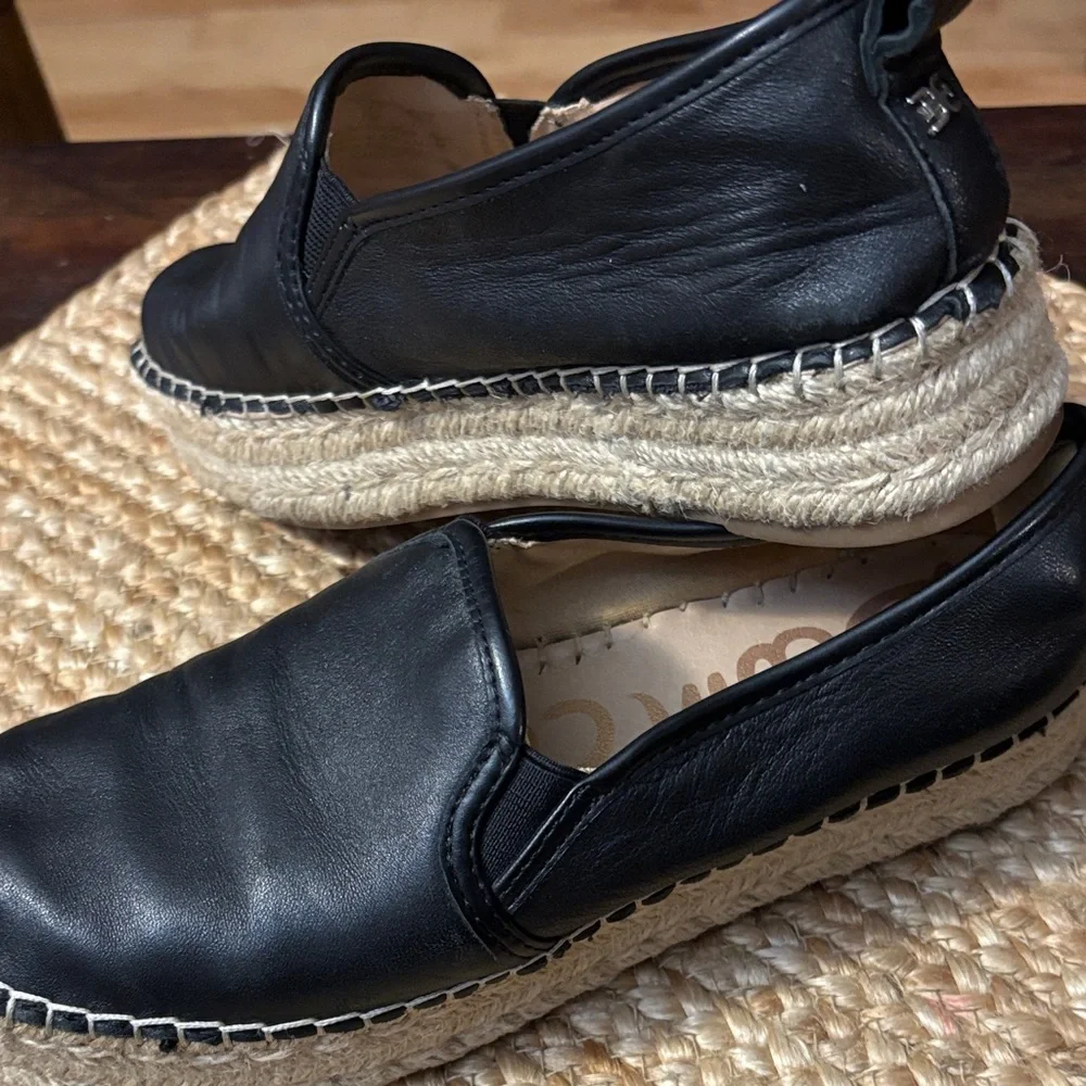 Sam Edelman Black Espadrilles - Picture 4 of 5